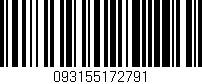 Código de barras (EAN, GTIN, SKU, ISBN): '093155172791'