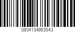 Código de barras (EAN, GTIN, SKU, ISBN): '0934134863043'
