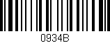 Código de barras (EAN, GTIN, SKU, ISBN): '0934B'