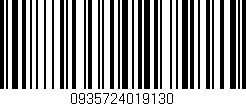 Código de barras (EAN, GTIN, SKU, ISBN): '0935724019130'