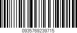 Código de barras (EAN, GTIN, SKU, ISBN): '0935769239715'