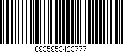 Código de barras (EAN, GTIN, SKU, ISBN): '0935953423777'