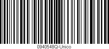 Código de barras (EAN, GTIN, SKU, ISBN): '0940548Q-Unico'