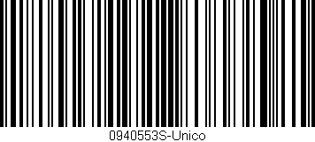 Código de barras (EAN, GTIN, SKU, ISBN): '0940553S-Unico'
