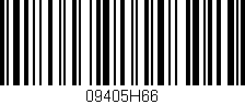 Código de barras (EAN, GTIN, SKU, ISBN): '09405H66'