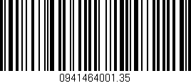 Código de barras (EAN, GTIN, SKU, ISBN): '0941464001.35'
