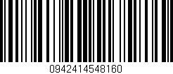 Código de barras (EAN, GTIN, SKU, ISBN): '0942414548160'