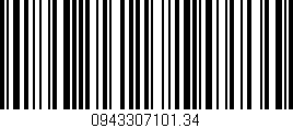 Código de barras (EAN, GTIN, SKU, ISBN): '0943307101.34'