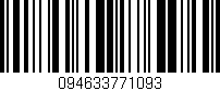 Código de barras (EAN, GTIN, SKU, ISBN): '094633771093'