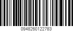 Código de barras (EAN, GTIN, SKU, ISBN): '0948260122783'