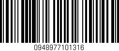 Código de barras (EAN, GTIN, SKU, ISBN): '0948977101316'