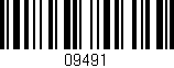 Código de barras (EAN, GTIN, SKU, ISBN): '09491'