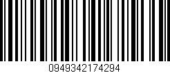 Código de barras (EAN, GTIN, SKU, ISBN): '0949342174294'