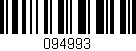 Código de barras (EAN, GTIN, SKU, ISBN): '094993'