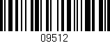 Código de barras (EAN, GTIN, SKU, ISBN): '09512'