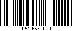 Código de barras (EAN, GTIN, SKU, ISBN): '0951365733020'
