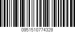 Código de barras (EAN, GTIN, SKU, ISBN): '0951510774328'