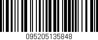Código de barras (EAN, GTIN, SKU, ISBN): '095205135848'