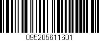 Código de barras (EAN, GTIN, SKU, ISBN): '095205611601'
