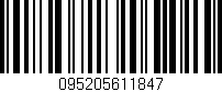 Código de barras (EAN, GTIN, SKU, ISBN): '095205611847'