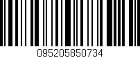 Código de barras (EAN, GTIN, SKU, ISBN): '095205850734'
