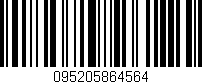 Código de barras (EAN, GTIN, SKU, ISBN): '095205864564'