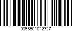 Código de barras (EAN, GTIN, SKU, ISBN): '0955501872727'