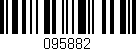 Código de barras (EAN, GTIN, SKU, ISBN): '095882'