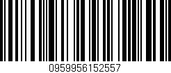 Código de barras (EAN, GTIN, SKU, ISBN): '0959956152557'