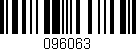 Código de barras (EAN, GTIN, SKU, ISBN): '096063'