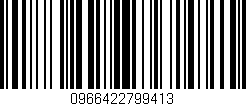 Código de barras (EAN, GTIN, SKU, ISBN): '0966422799413'