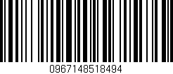 Código de barras (EAN, GTIN, SKU, ISBN): '0967148518494'