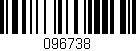 Código de barras (EAN, GTIN, SKU, ISBN): '096738'