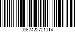 Código de barras (EAN, GTIN, SKU, ISBN): '0967423721014'