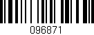 Código de barras (EAN, GTIN, SKU, ISBN): '096871'