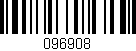 Código de barras (EAN, GTIN, SKU, ISBN): '096908'