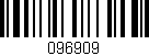 Código de barras (EAN, GTIN, SKU, ISBN): '096909'