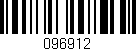 Código de barras (EAN, GTIN, SKU, ISBN): '096912'