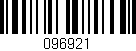 Código de barras (EAN, GTIN, SKU, ISBN): '096921'