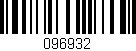 Código de barras (EAN, GTIN, SKU, ISBN): '096932'