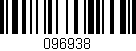 Código de barras (EAN, GTIN, SKU, ISBN): '096938'