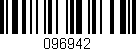 Código de barras (EAN, GTIN, SKU, ISBN): '096942'