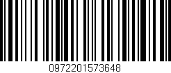 Código de barras (EAN, GTIN, SKU, ISBN): '0972201573648'