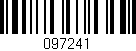 Código de barras (EAN, GTIN, SKU, ISBN): '097241'