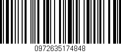 Código de barras (EAN, GTIN, SKU, ISBN): '0972635174848'