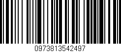 Código de barras (EAN, GTIN, SKU, ISBN): '0973813542497'