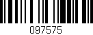 Código de barras (EAN, GTIN, SKU, ISBN): '097575'