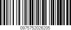 Código de barras (EAN, GTIN, SKU, ISBN): '0975752026205'