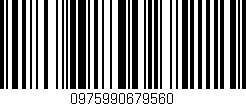 Código de barras (EAN, GTIN, SKU, ISBN): '0975990679560'