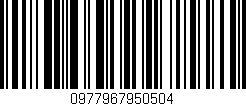Código de barras (EAN, GTIN, SKU, ISBN): '0977967950504'